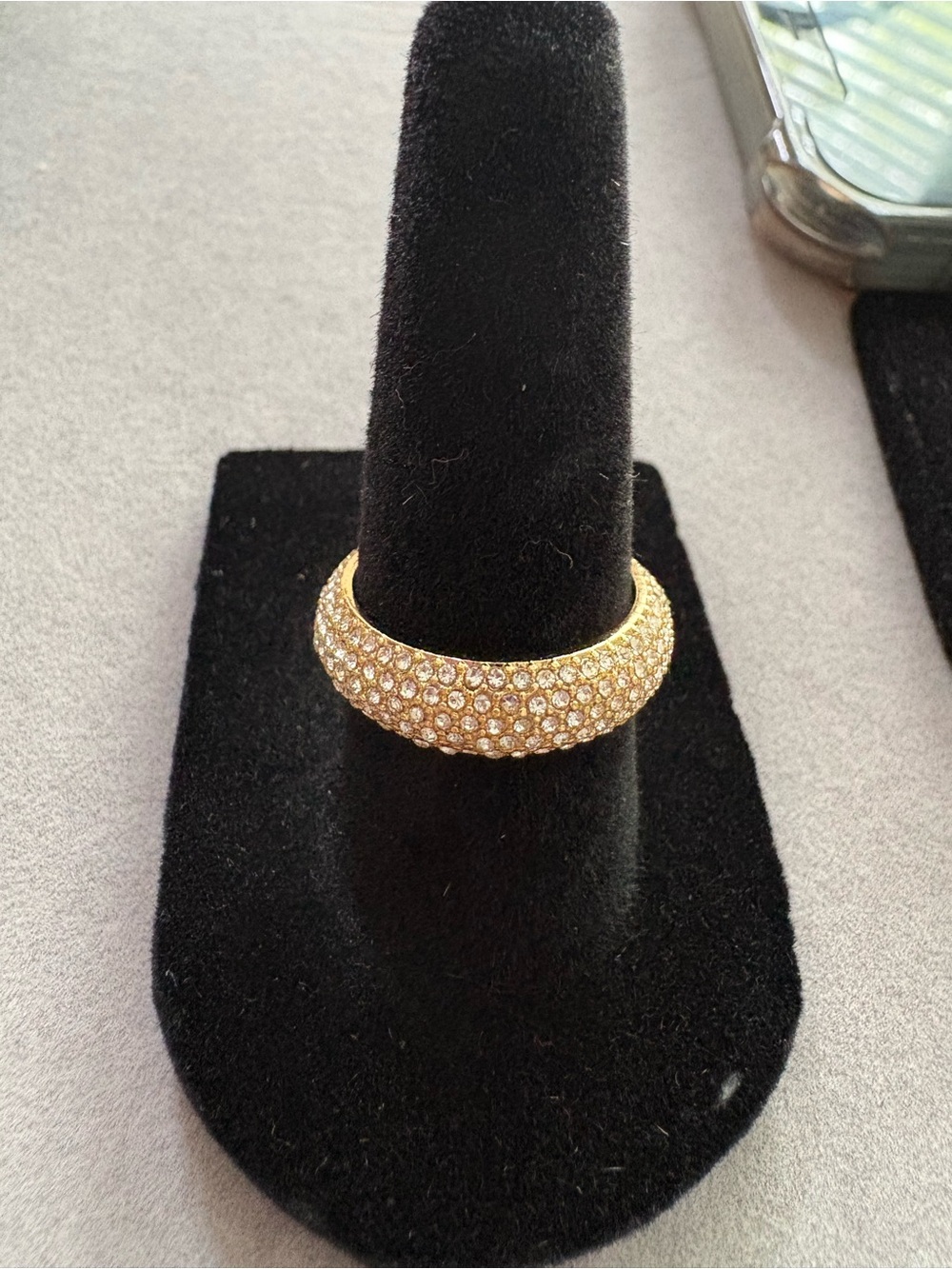 Kate spade Gold Pave Dome Ring - Sparkling Crystal Accent